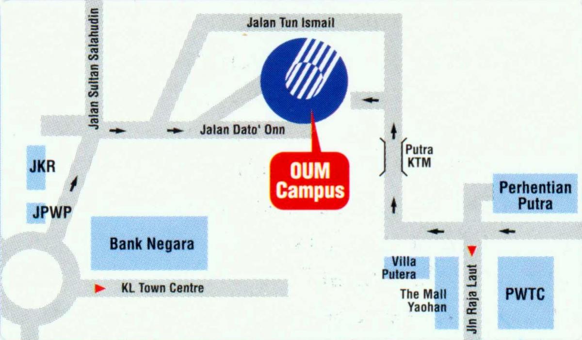 Map of bank negara malaysia location