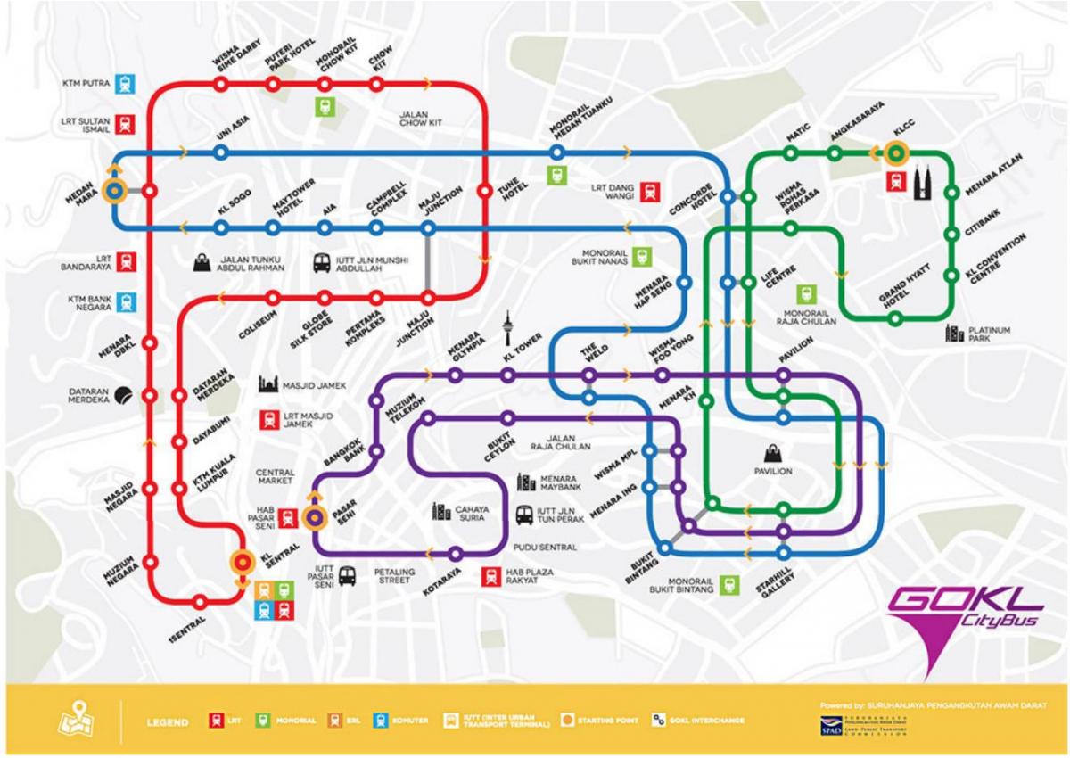 go kl city bus map