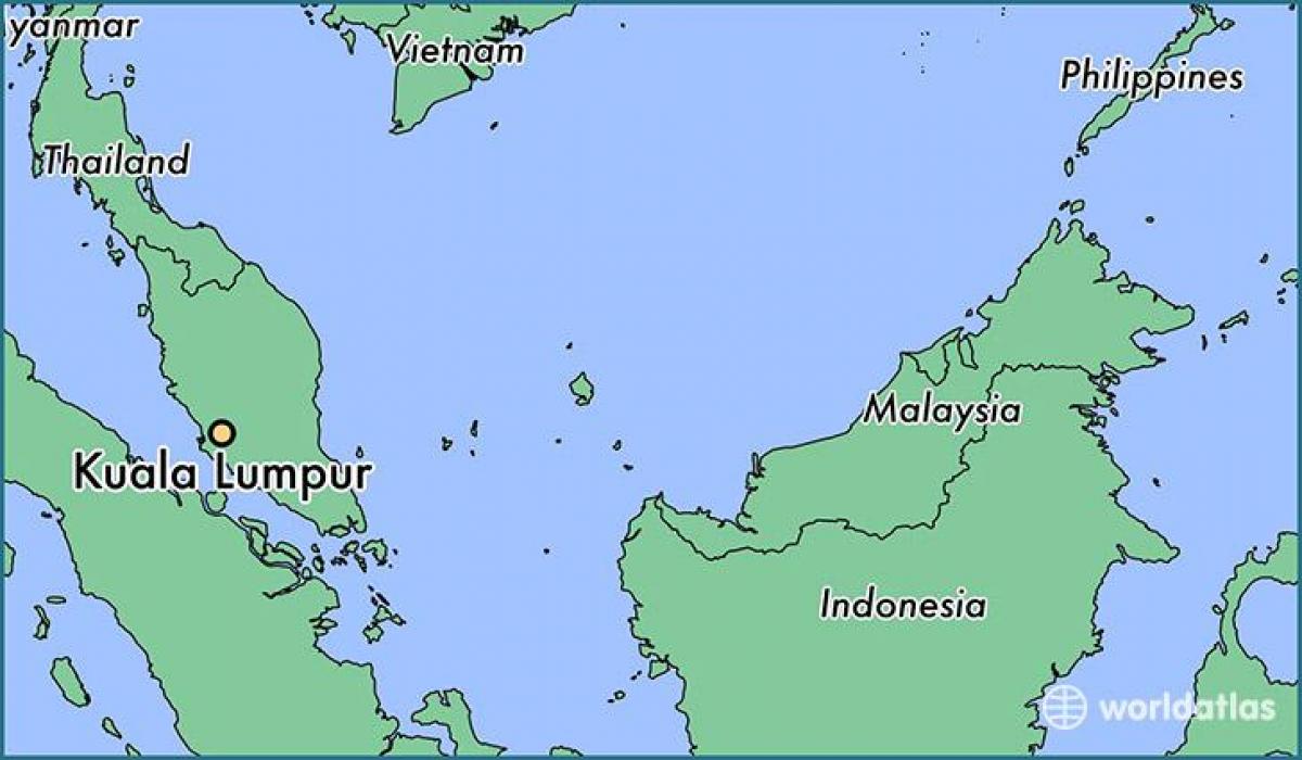 Map of kuala lumpur location