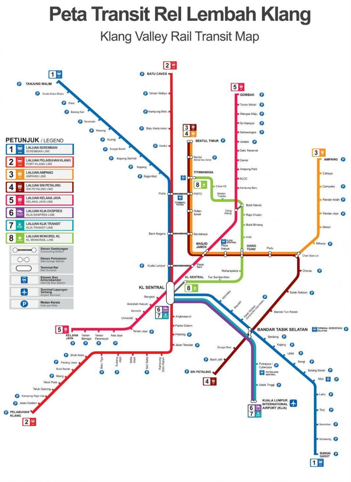 train route map malaysia
