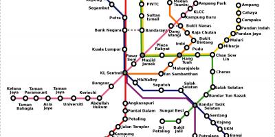 Malaysia subway map