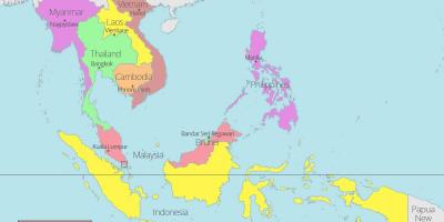 Kuala lumpur location on world map