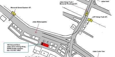 Hang tuah monorail station map