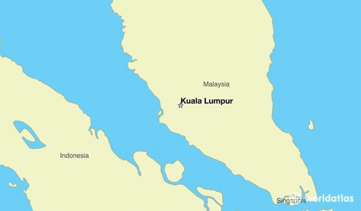 Map of capital of malaysia