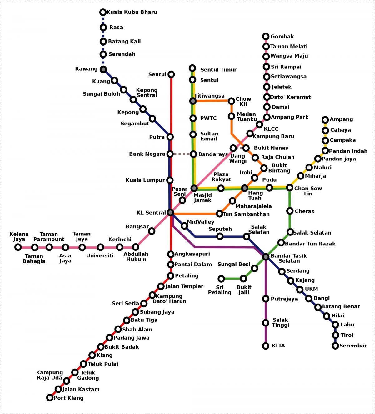 malaysia metro map