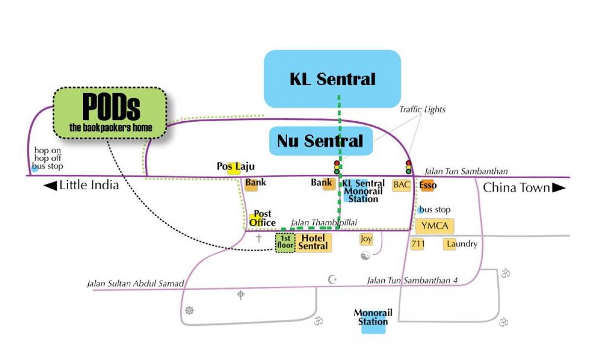 kuala lumpur bus station map
