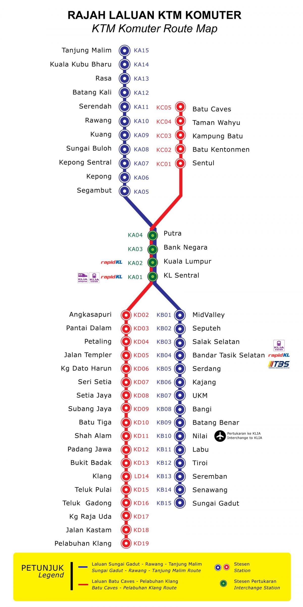 kl komuter route map