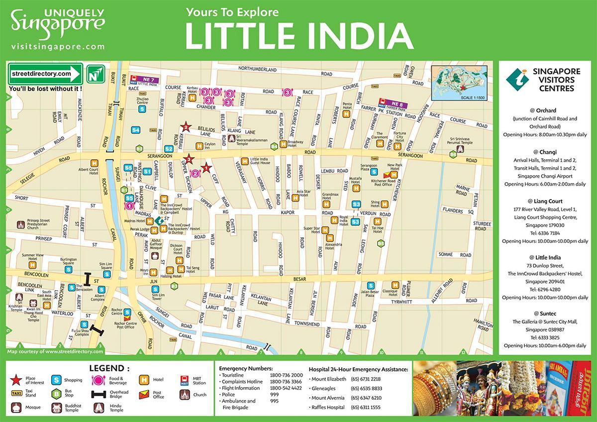Map of little india kuala lumpur