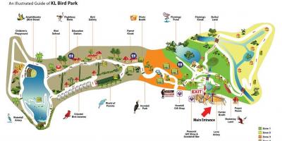 Map of bird park