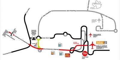 Klia 1 and 2 map
