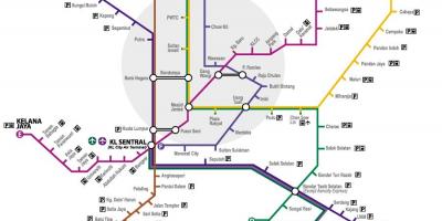 Malaysia new lrt route map