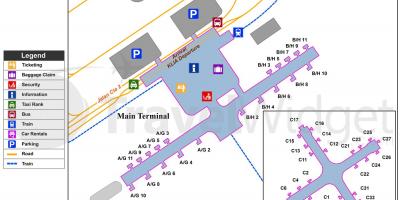 Kuala lumpur airport main terminal map