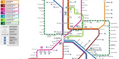 Malaysia train station map